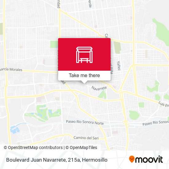 Mapa de Boulevard Juan Navarrete, 215a