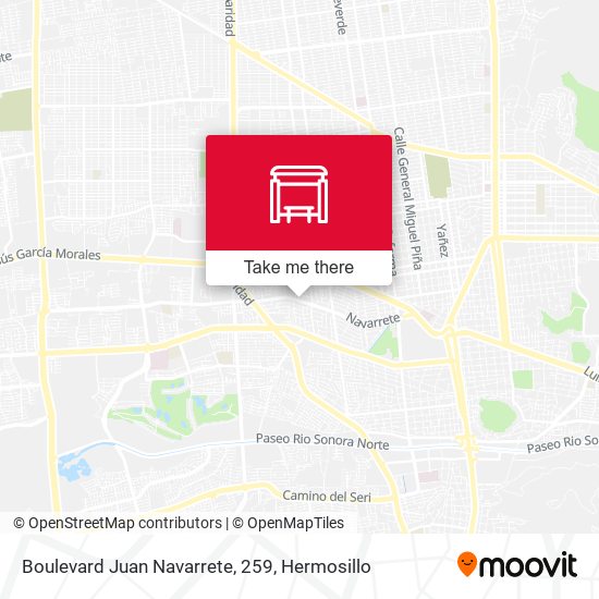 Mapa de Boulevard Juan Navarrete, 259