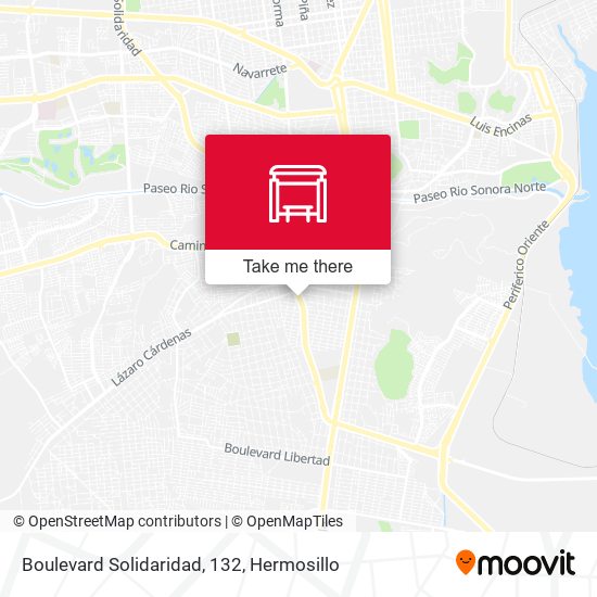 Boulevard Solidaridad, 132 map