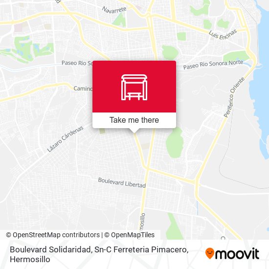 Boulevard Solidaridad, Sn-C Ferreteria Pimacero map