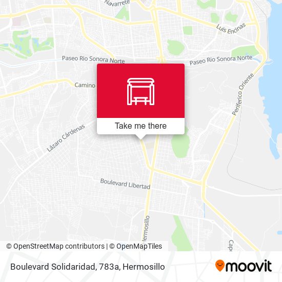 Mapa de Boulevard Solidaridad, 783a