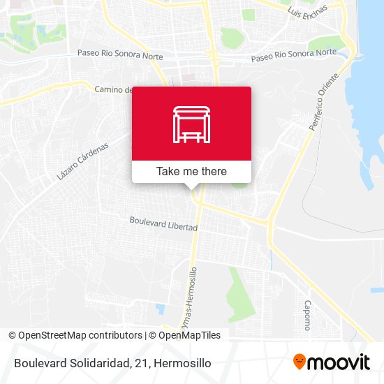 Mapa de Boulevard Solidaridad, 21