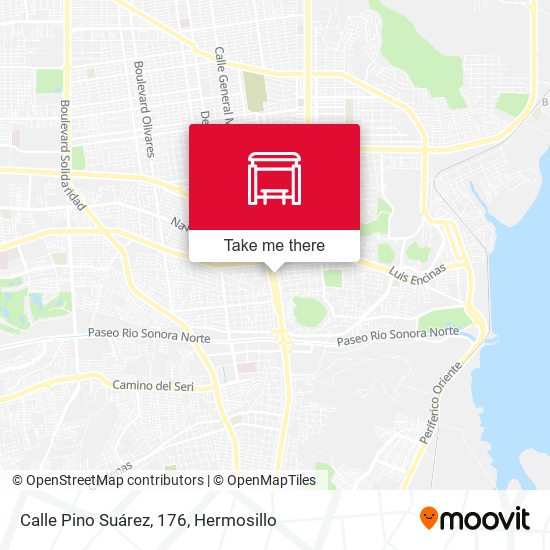 Mapa de Calle Pino Suárez, 176