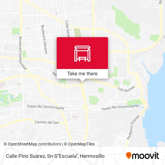Mapa de Calle Pino Suárez, Sn-S"Escuela"