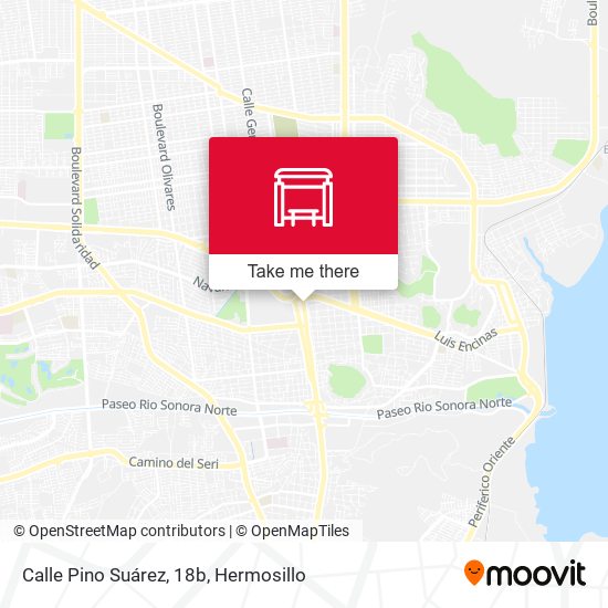 Mapa de Calle Pino Suárez, 18b