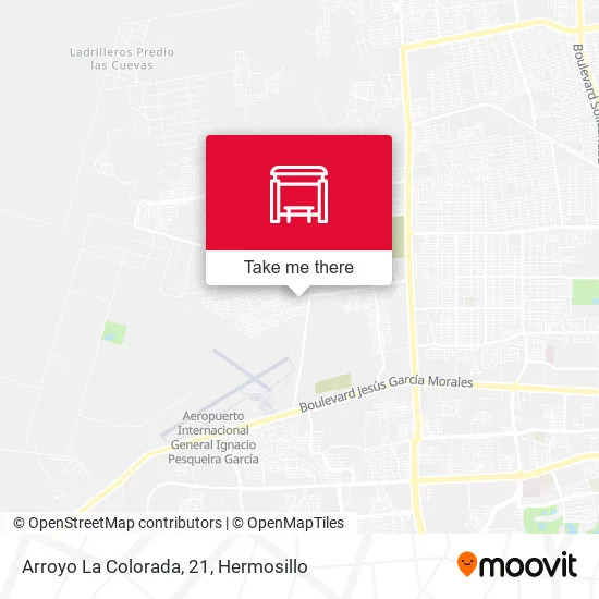 Arroyo La Colorada, 21 map