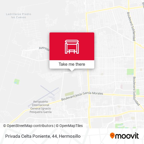 Privada Celta Poniente, 44 map