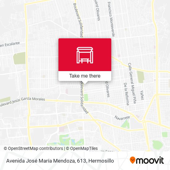 Avenida José María Mendoza, 613 map