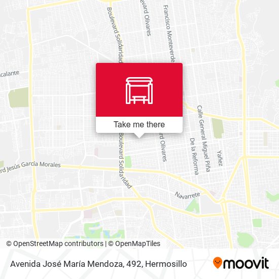Avenida José María Mendoza, 492 map