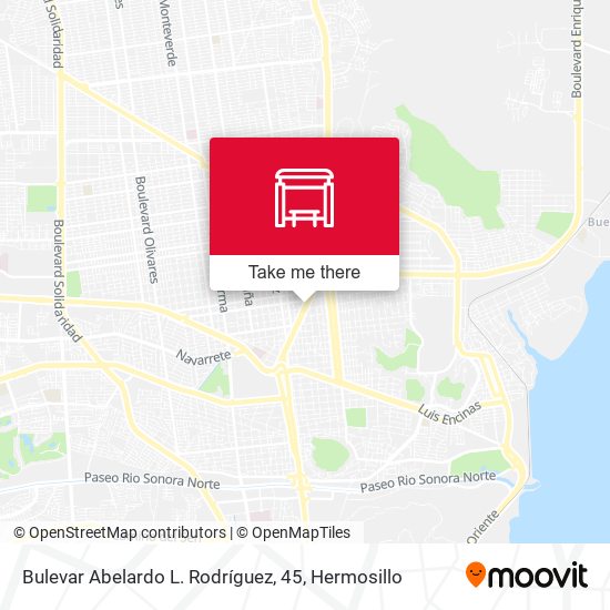Mapa de Bulevar Abelardo L. Rodríguez, 45