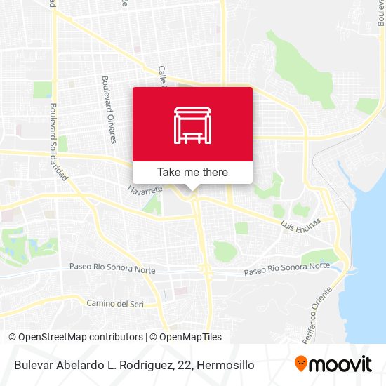 Mapa de Bulevar Abelardo L. Rodríguez, 22