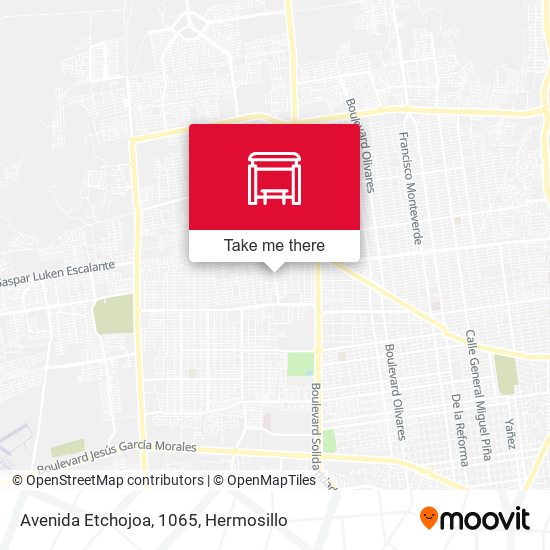 Mapa de Avenida Etchojoa, 1065