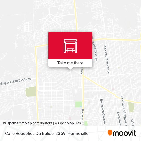 Calle República De Belice, 2359 map