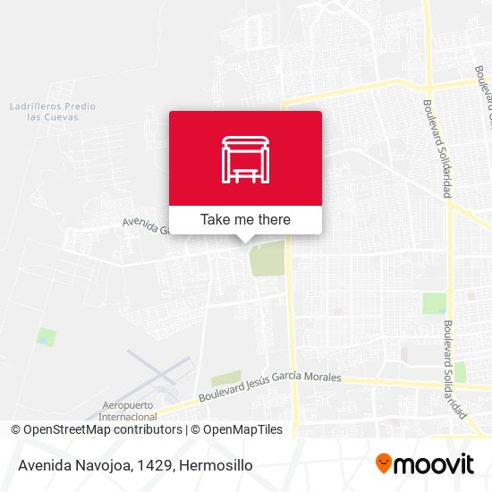 Avenida Navojoa, 1429 map