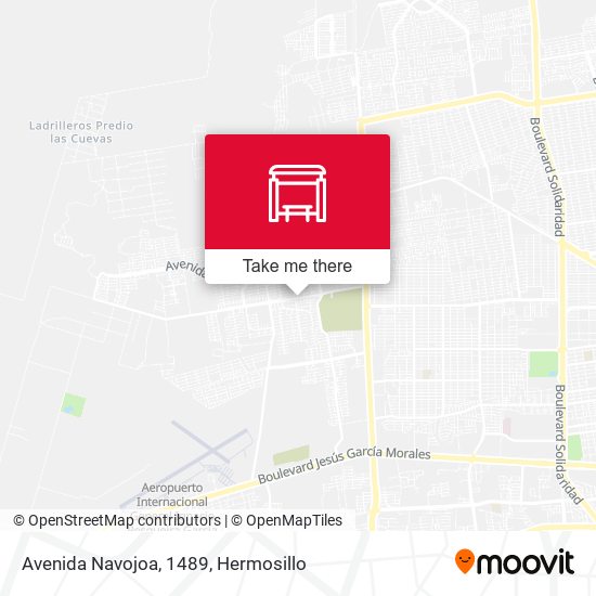 Avenida Navojoa, 1489 map
