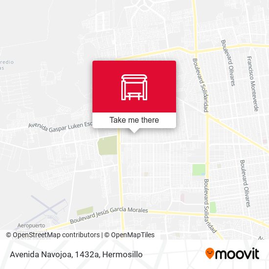 Mapa de Avenida Navojoa, 1432a