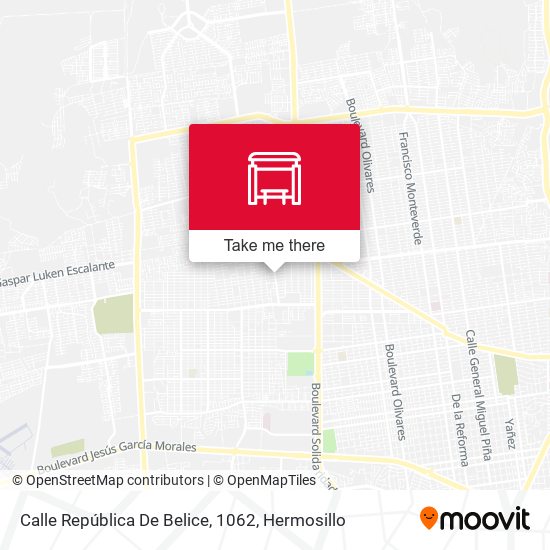 Calle República De Belice, 1062 map
