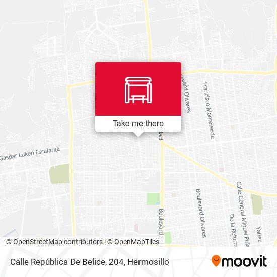 Calle República De Belice, 204 map