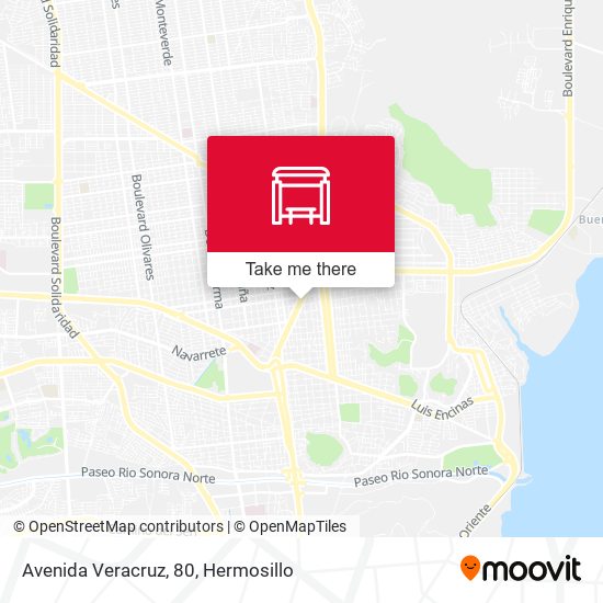 Mapa de Avenida Veracruz, 80