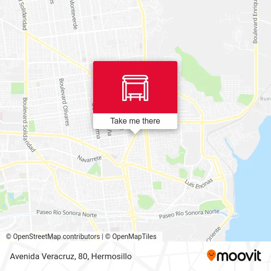 Avenida Veracruz, 80 map