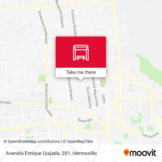 Avenida Enrique Quijada, 281 map