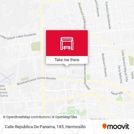 Calle Republica De Panama, 185 map