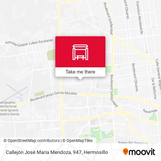 Callejón José María Mendoza, 947 map