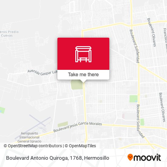 Mapa de Boulevard Antonio Quiroga, 1768