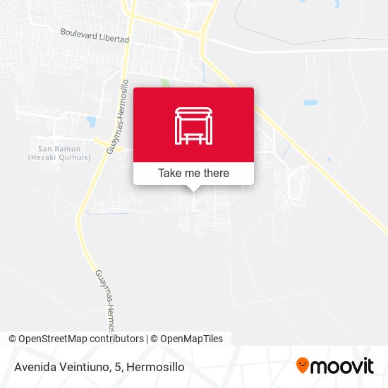 Avenida Veintiuno, 5 map