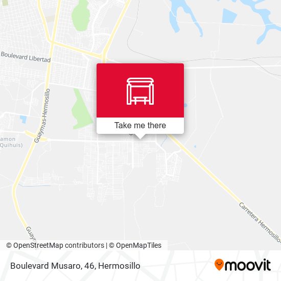 Boulevard Musaro, 46 map