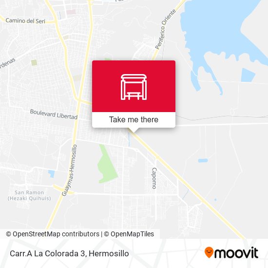 Carr.A La Colorada 3 map