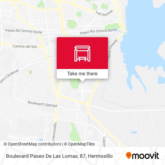 Boulevard Paseo De Las Lomas, 87 map
