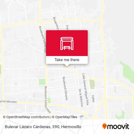 Bulevar Lázaro Cárdenas, 390 map