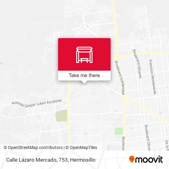 Calle Lázaro Mercado, 753 map