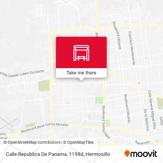 Calle Republica De Panama, 1198d map