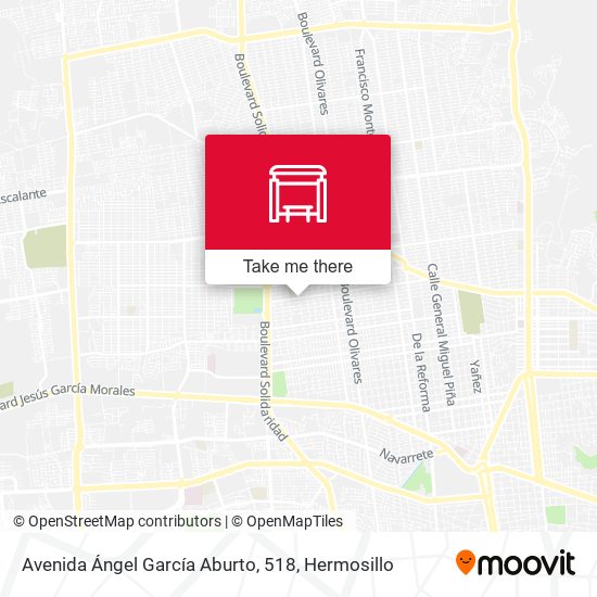 Avenida Ángel García Aburto, 518 map