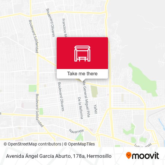 Mapa de Avenida Ángel García Aburto, 178a