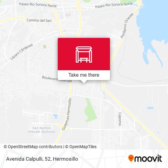 Avenida Calpulli, 52 map