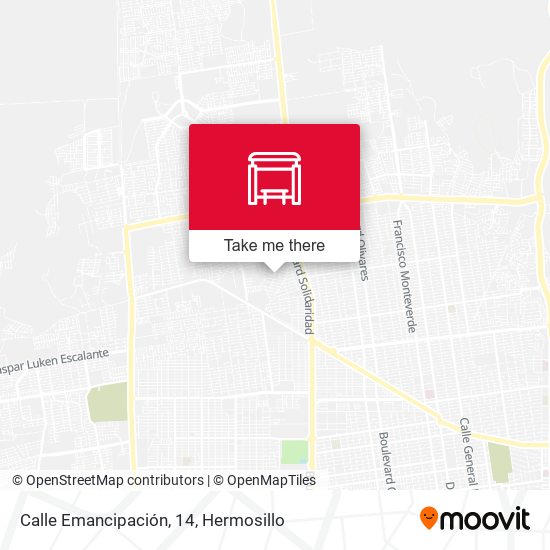 Calle Emancipación, 14 map