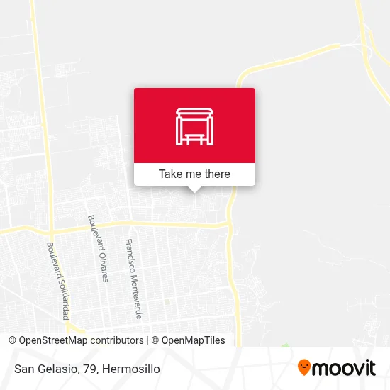 San Gelasio, 79 map