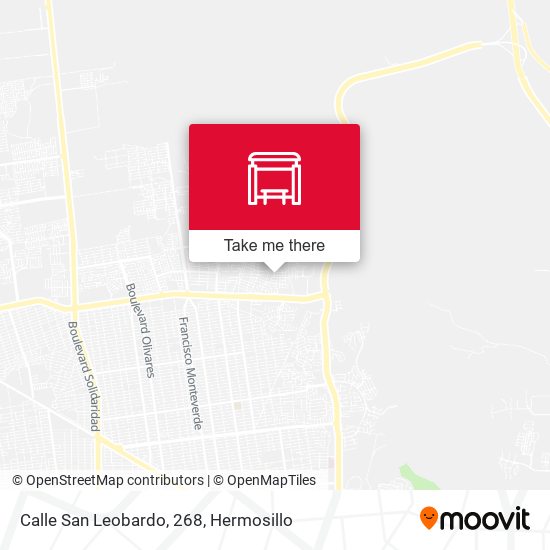 Mapa de Calle San Leobardo, 268