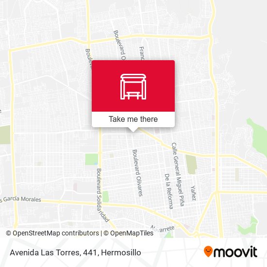 Mapa de Avenida Las Torres, 441