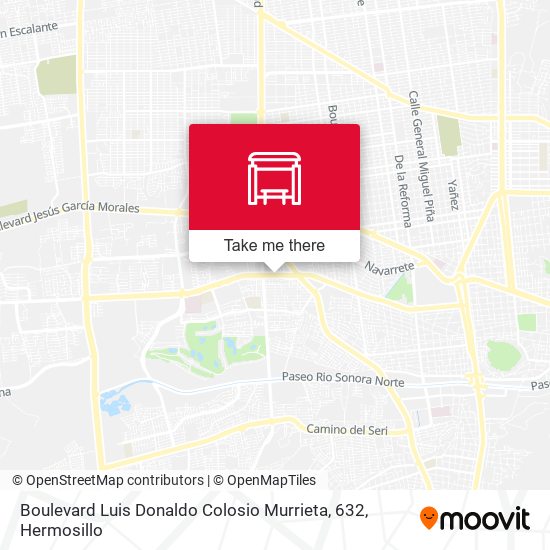 Mapa de Boulevard Luis Donaldo Colosio Murrieta, 632