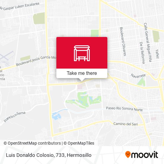 Luis Donaldo Colosio, 733 map
