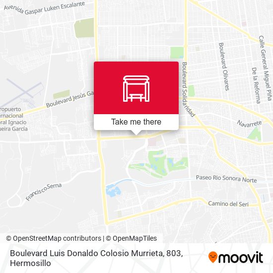 Mapa de Boulevard Luis Donaldo Colosio Murrieta, 803