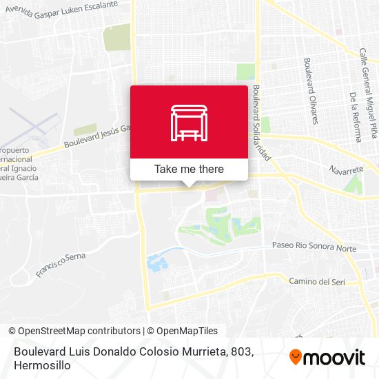 Mapa de Boulevard Luis Donaldo Colosio Murrieta, 803