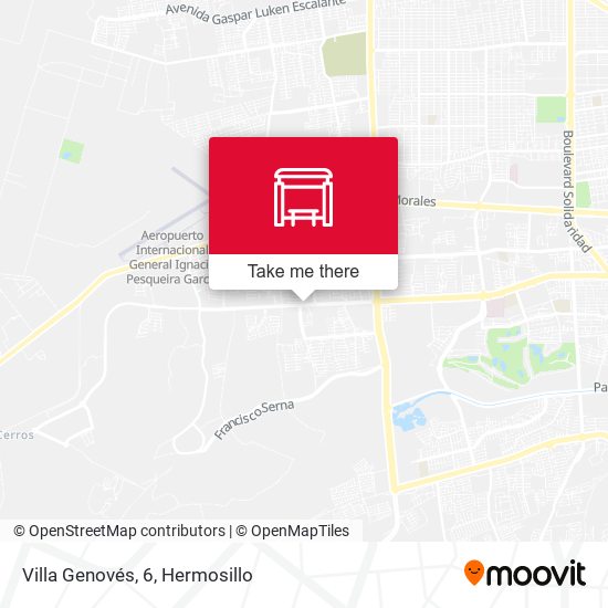 Villa Genovés, 6 map