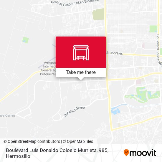 Mapa de Boulevard Luis Donaldo Colosio Murrieta, 985