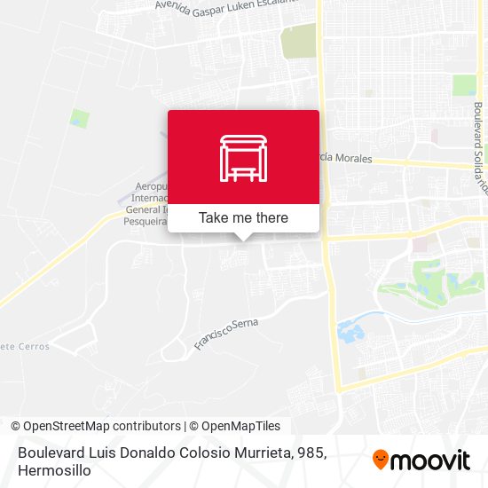 Mapa de Boulevard Luis Donaldo Colosio Murrieta, 985