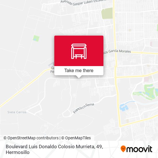 Mapa de Boulevard Luis Donaldo Colosio Murrieta, 49